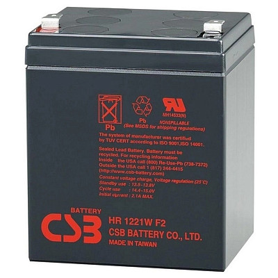 Аккумуляторная батарея CSB 12V 5Ah HR1221WF2