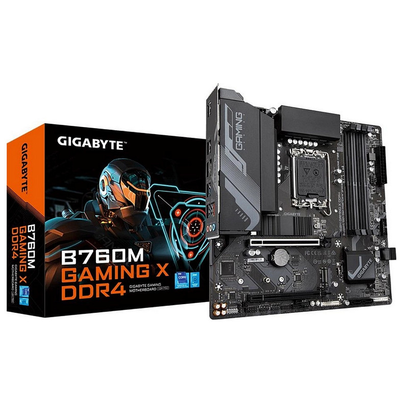 Материнська плата GIGABYTE B760 GAMING X s1700 B760 4xDDR5 M.2 HDMI DP ATX