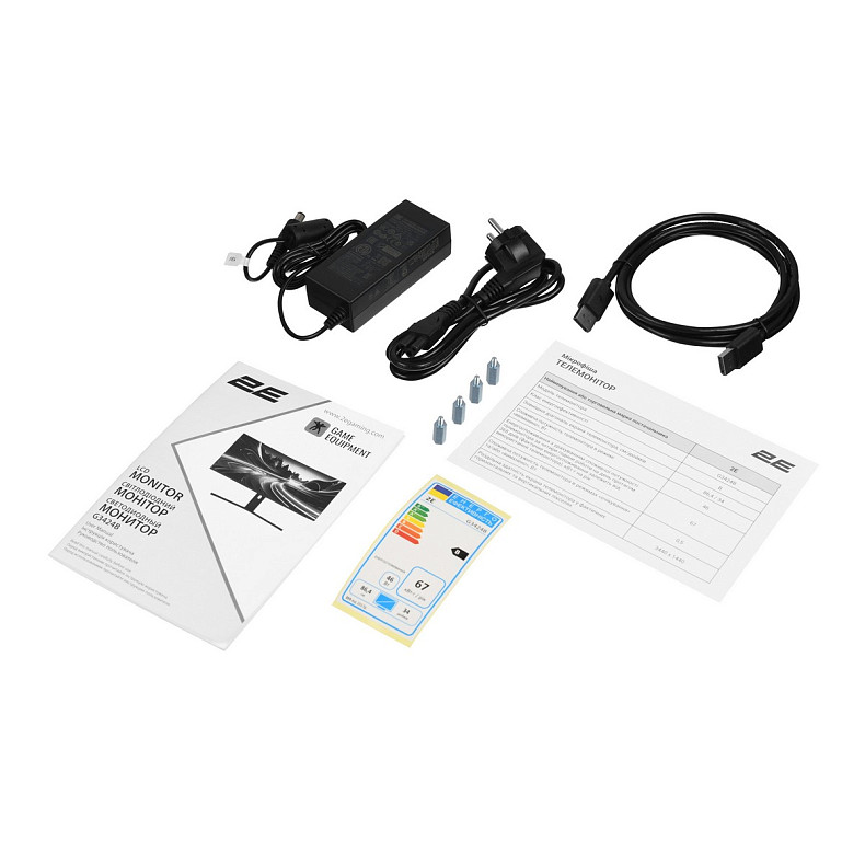 Монитор 2E GAMING 34" G3424B 2xHDMI, DP, VA, 3440x1440, 180Hz, 1ms, NTSC 85%, CURVED, FreeSync, HAS