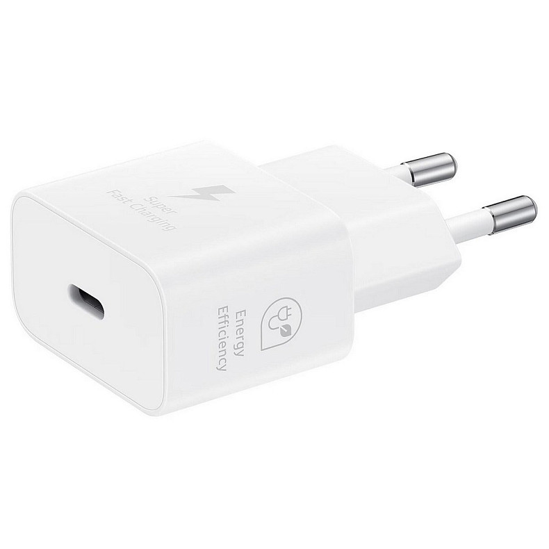 Сетевая зарядка SAMSUNG 25W Travel Adapter + Type-C cable White/EP-T2510XWEGEU