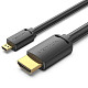 Кабель HDMI M – mini M, 1.5 м, V2.0 4K 60Гц 18Gbps HDR Dolby Vention