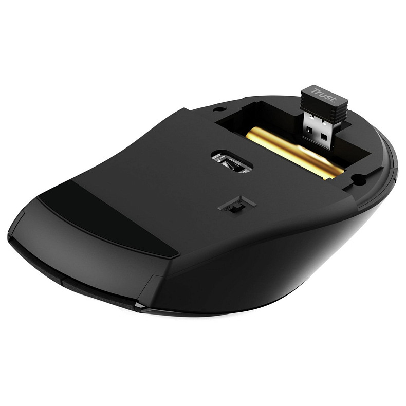 Миша Trust Sura, WL, чорний