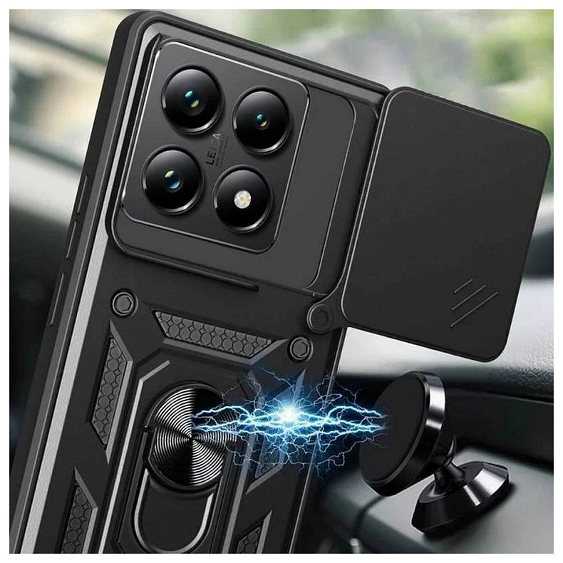 Чохол-накладка BeCover Military для Xiaomi 14T Black (712559)