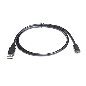 Кабель REAL-EL USB2.0 AM-Type C 1m, черний