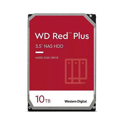 Жесткий диск WD 10.0TB Red Plus 7200rpm 256MB (WD101EFBX)