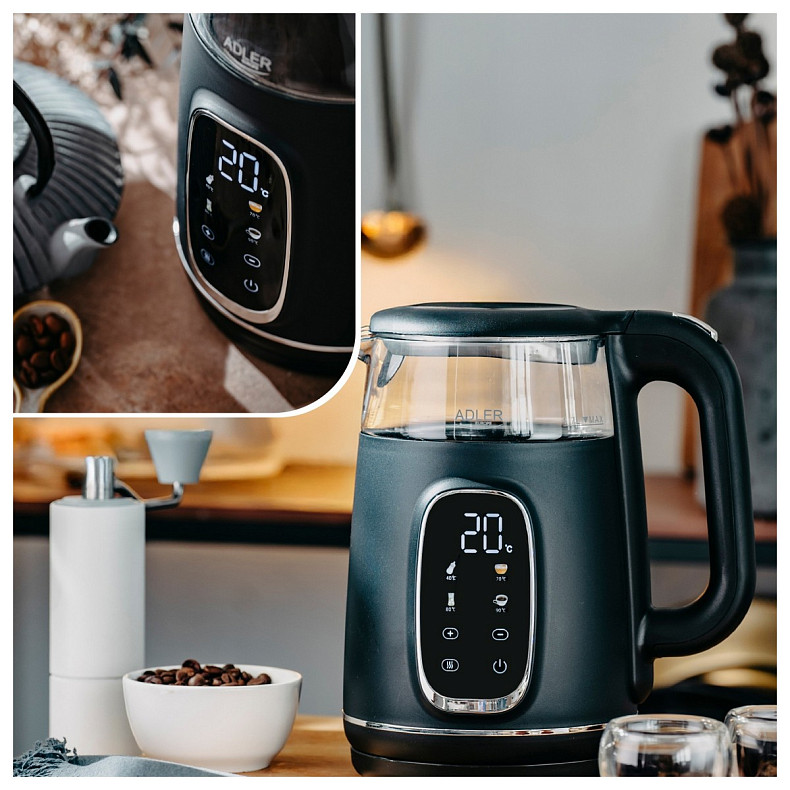 Электрочайник Adler AD 1305 black