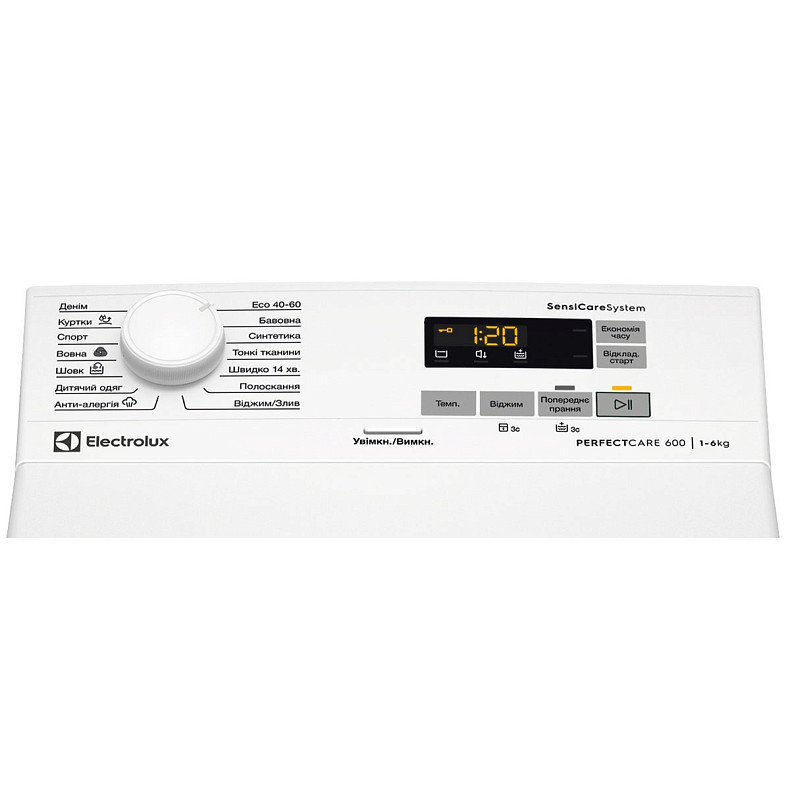 Пральна машина з верт. завантаженням Electrolux EW6T506U