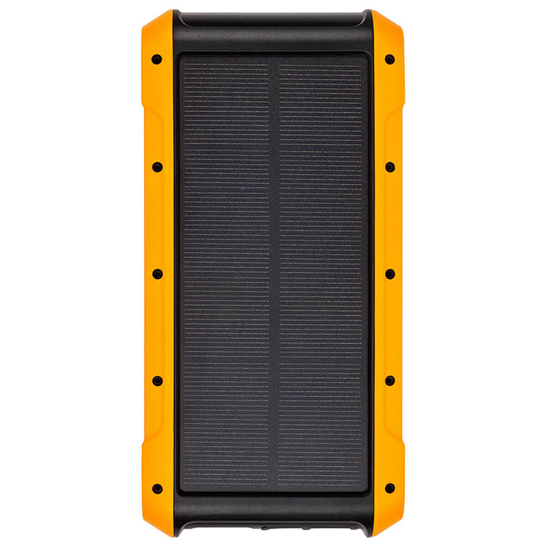 Мобильная батарея PowerPlant 20000mAh, PD 18W, USB-C, 2xUSB-A,QC3.0, Wireless, Solar panel 5.5V-0,2A