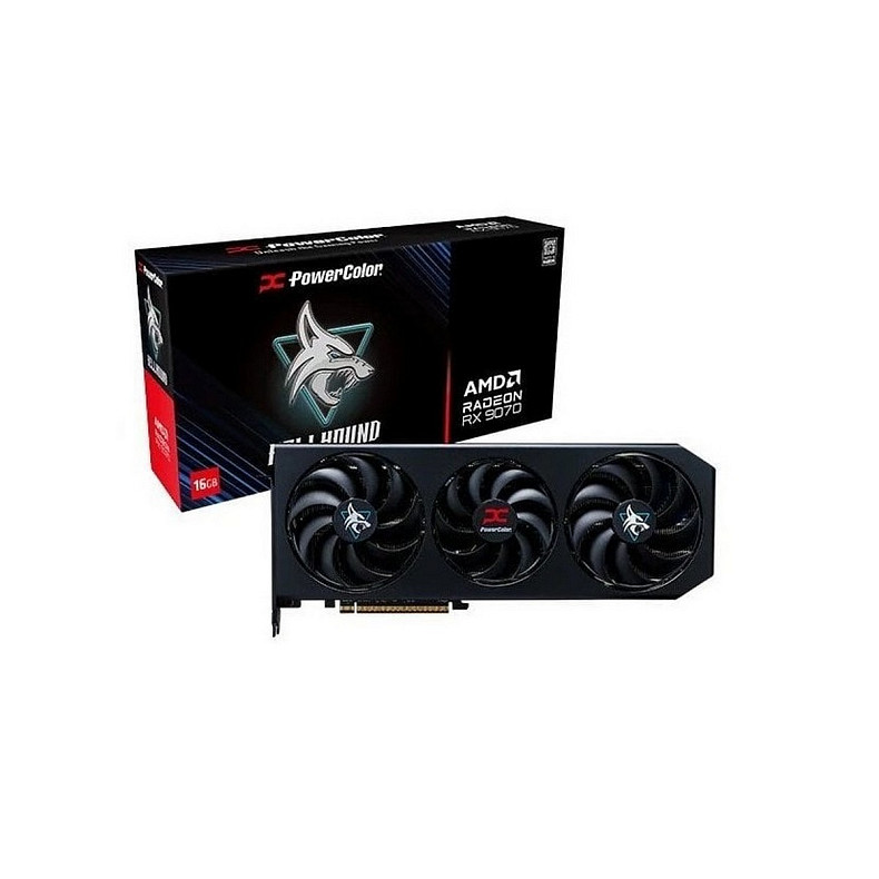 Відеокарта PowerColor Hellhound OC Radeon RX 9070 16GB GDDR6 (RX9070 16G-L/OC)