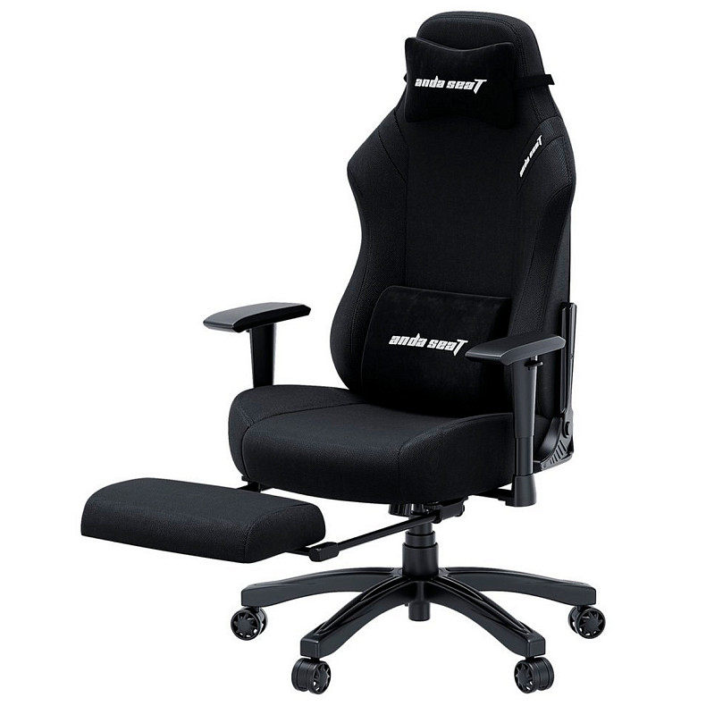 Крісло для геймерів Anda Seat Luna Pro Black Fabric Size L (AD18T-44-B-F)