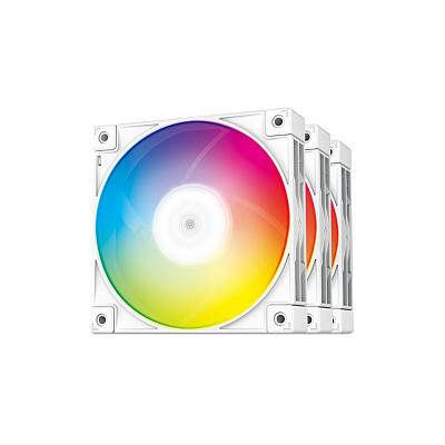 Вентилятор DeepCool FC120 3 IN 1 White, 120x120x25мм, 4pin, белый