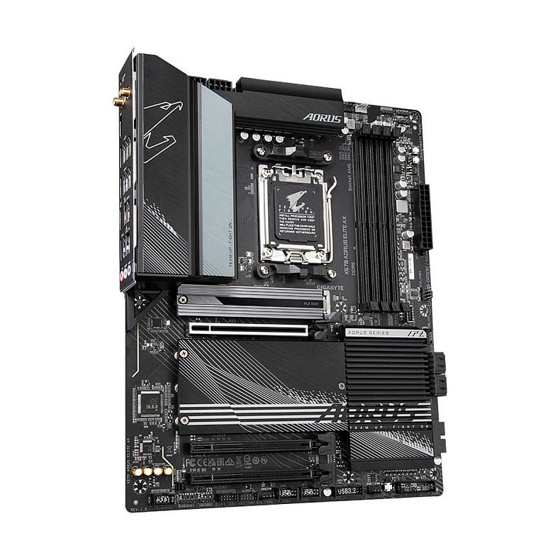 Материнська плата Gigabyte X670 Aorus Elite AX Socket AM5