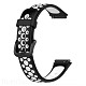 Ремешок BeCover Vents Style для Huawei Band 7/Honor Band 7 Black-White (709439)
