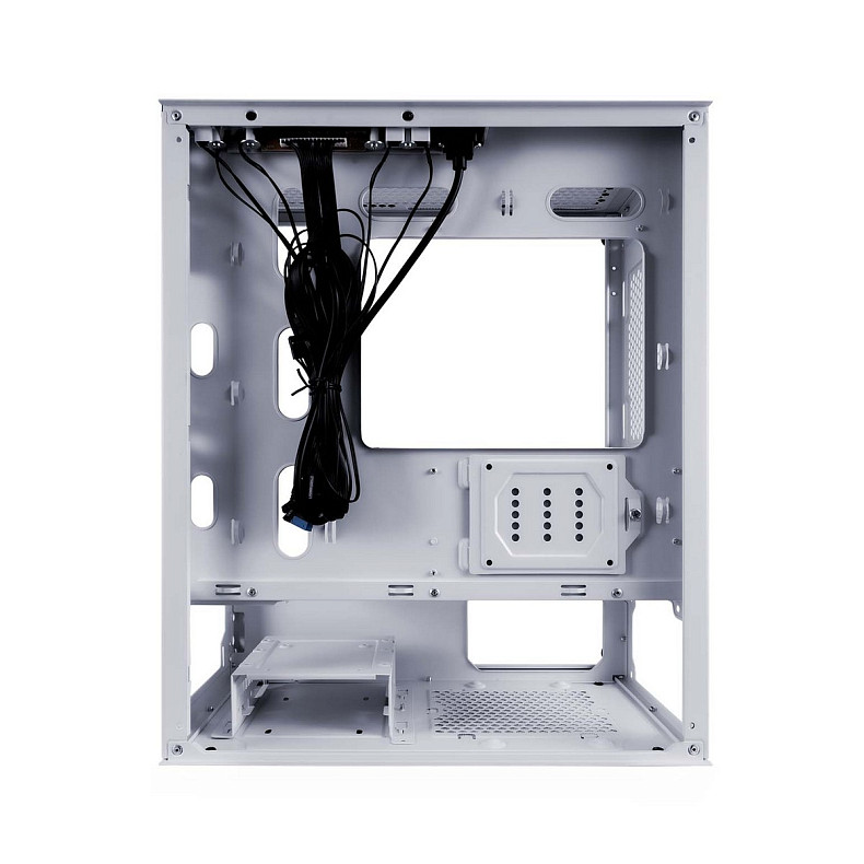 Корпус 1stPlayer X4-M-WH-2F1P-W-1F1-W White без БП