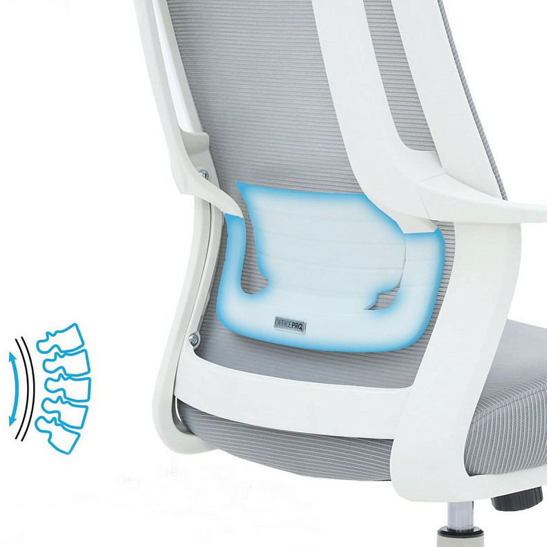 Офисное кресло OfficePro Harmony OC310-W-LG-LG