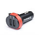 Автомобильное зарядное устройство REAL-EL CA-35 (3USBx3.4A) Black/Orange + кабель microUSB