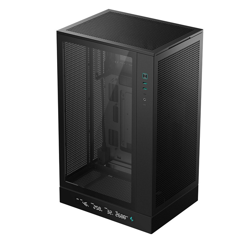 Корпус DeepCool CH270 Digital Black (R-CH270-BKNDM0-G-1) без БП