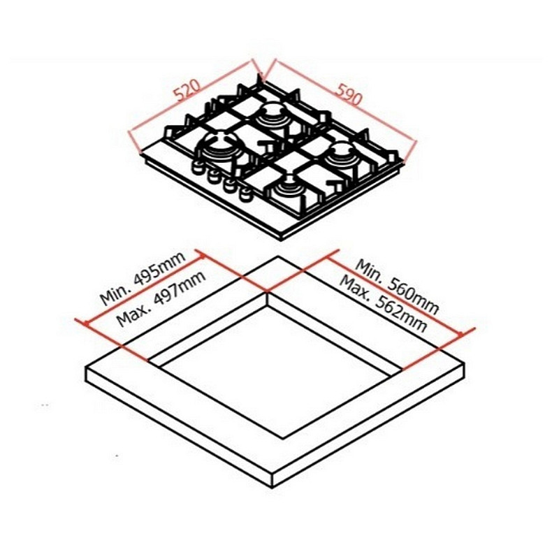 Варочная поверхность Fiesta G64IX С