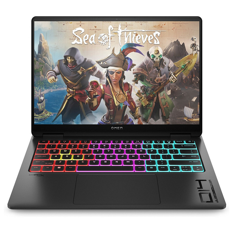 Ноутбук HP OMEN Gaming 14-fb0023ua 14"2.8K OLED,400n/Ultra7-155H(4.8)/16Gb/SSD1Tb/GF RTX 4050,6GB/Підсв/DOS