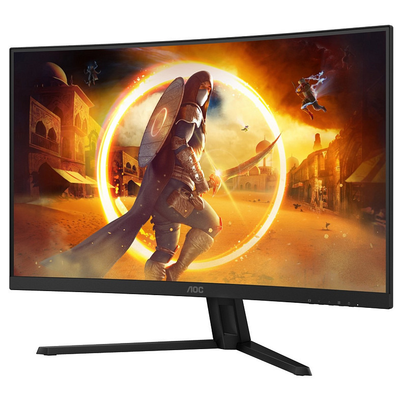 Монитор 31.5" AOC CQ32G4VE, VA, QHD, 180Гц, 0,5 мс, изогнутый, 2хHDMI, DP, черно-серый