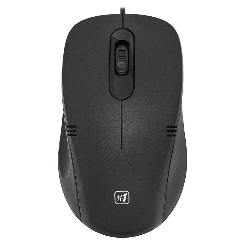 Мышка Defender #1 MM-930, 3кн., 1200 dpi, черная