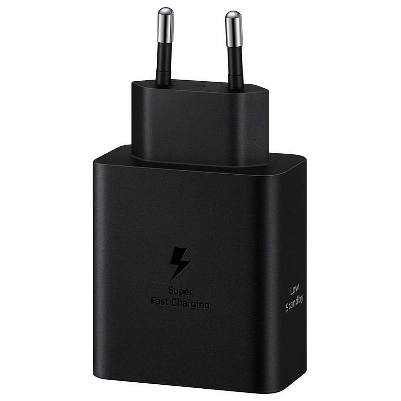 Сетевое зарядное устройство Samsung Power Adapter Type-C Cable 50W Black (EP-T5020XBEGEU)