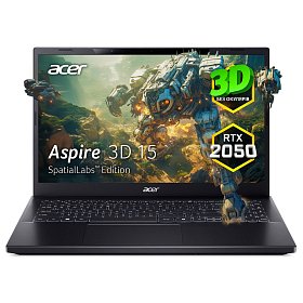 Ноутбук Acer Aspire 3D A3D15-71G 15.6" UHD IPS, Intel i7-13620H, 32GB, F1TB, NVD4050-6, Win11, чорни