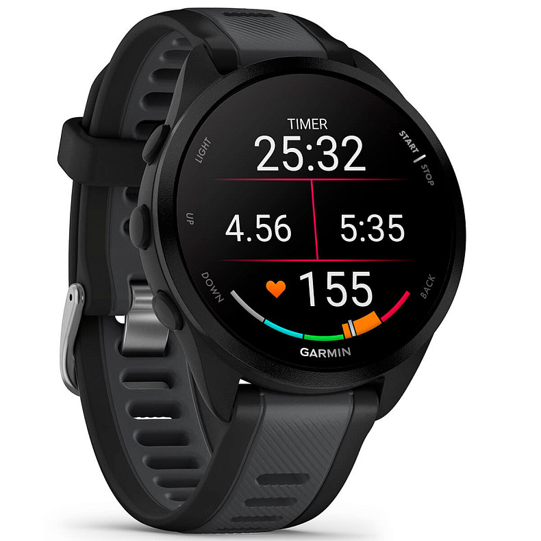 Спортивний годинник GARMIN Forerunner 165 Music Black/Slate Gray