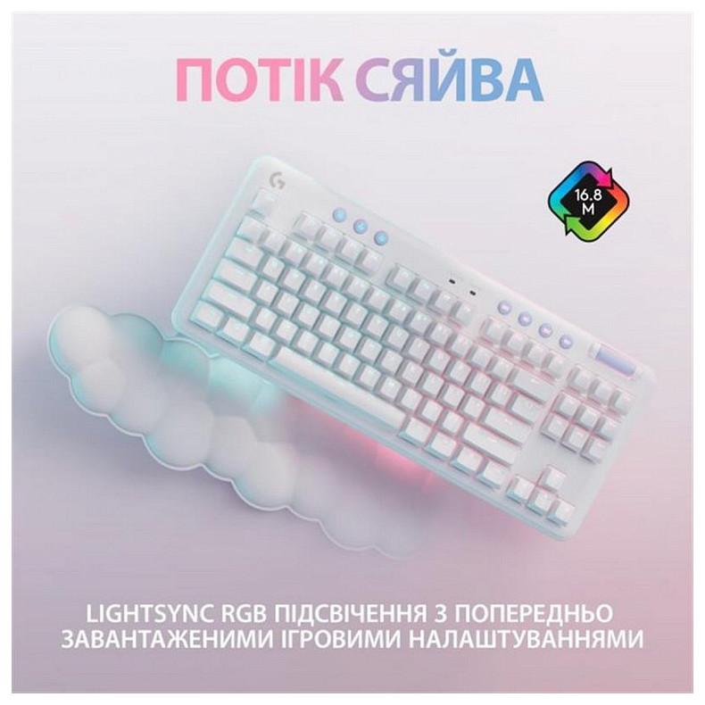 Клавіатура Logitech G715 Linear White (920-010692)