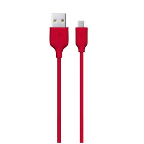 Кабель Ttec (2DK7530K) USB - мicroUSB 1.2м, Red