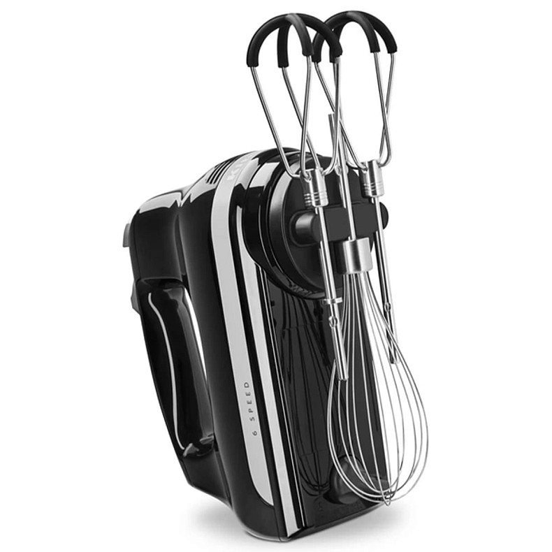 Миксер KitchenAid 5KHM6118EOB ручной 6 скоростей черный