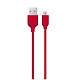 Кабель Ttec (2DK7530K) USB - microUSB 1.2м, Red