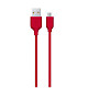 Кабель Ttec (2DK7530K) USB - мicroUSB 1.2м, Red