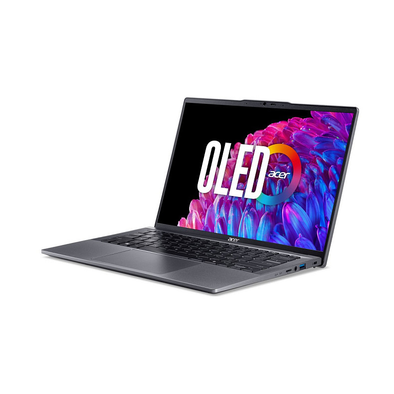 Ноутбук Acer Swift Go 14 SFG14-63 14" 2.8K OLED, AMD R7-8845HS, 32GB, F1TB, UMA, Lin, сірий
