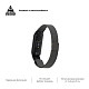 Ремешок Armorstandart Milanese Magnetic Band 503 для Xiaomi Mi Band 5/Mi Band 6 Black (ARM57181)