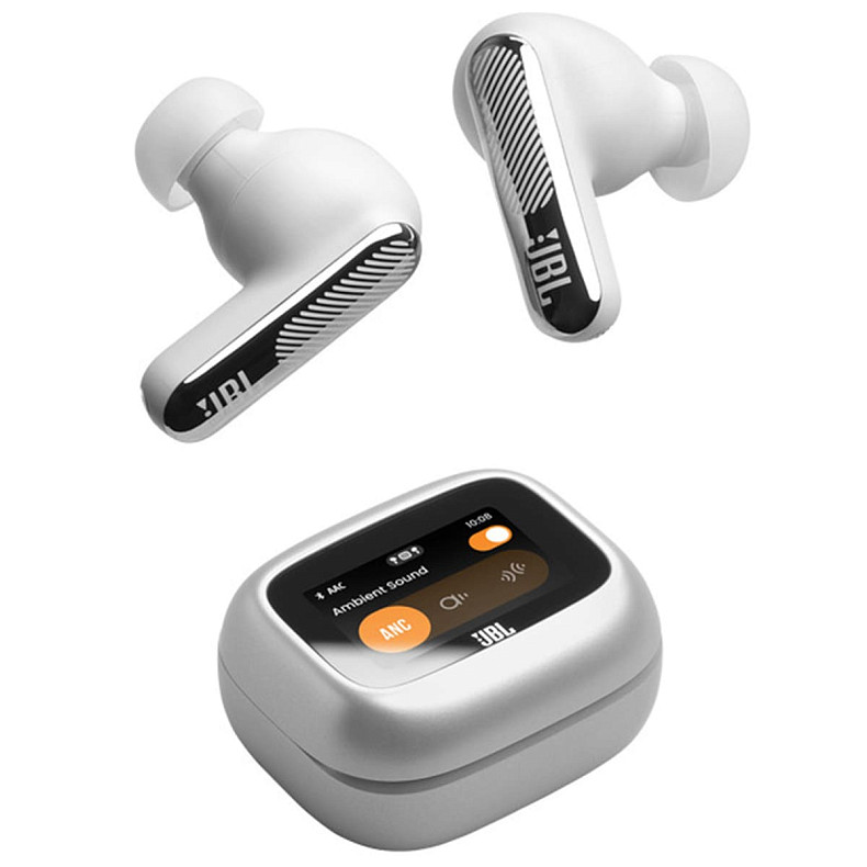 Наушники TWS JBL Live Beam 4 Silver (JBLLIVEBEAM4SIL)