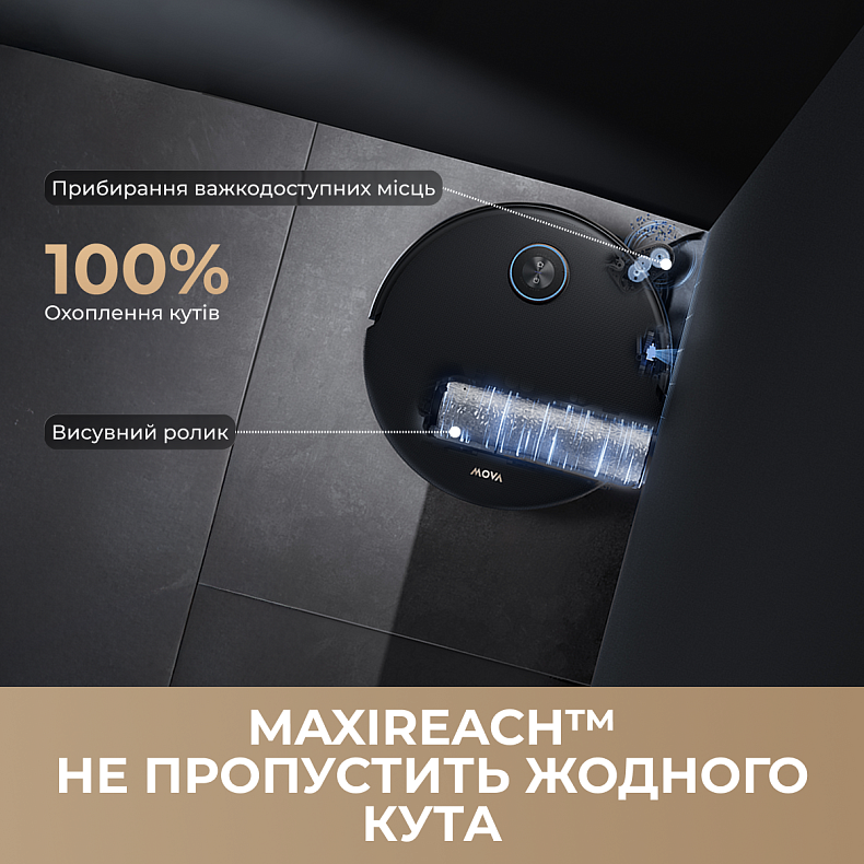 Робот пылесос MOVA Z60 Ultra Roller Complete Black-EUA