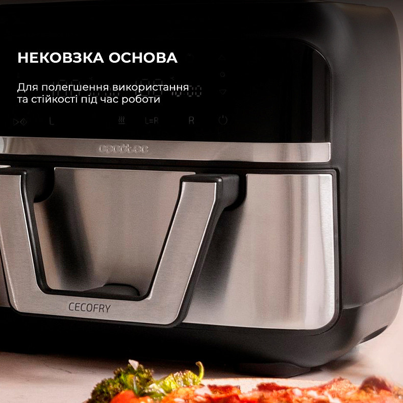 Мультипечь (аэрогриль-фритюрница) CECOTEC Cecofry Dual 9000 CCTC-04996