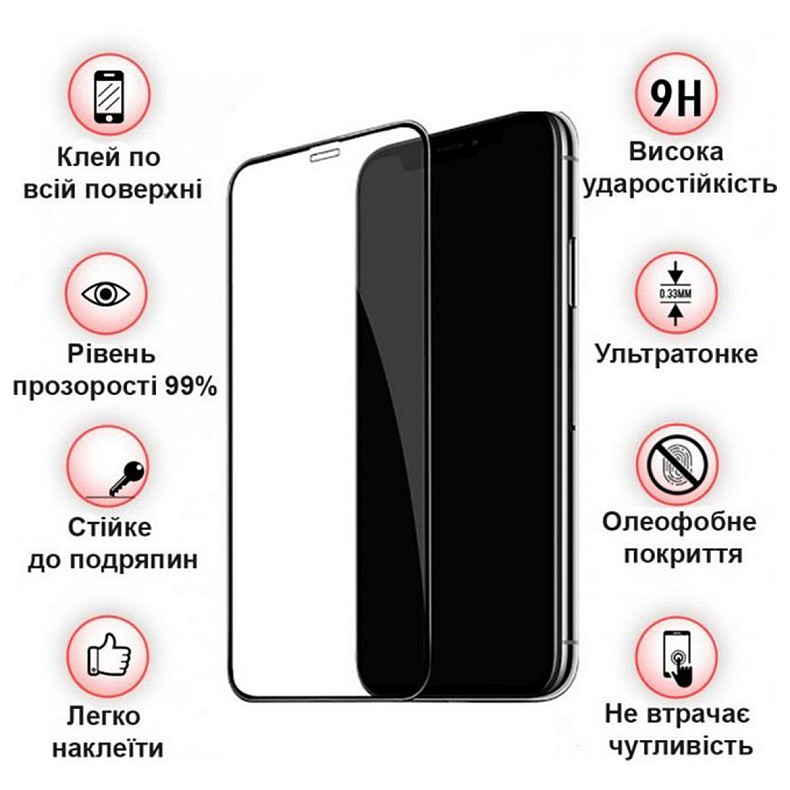 Защитное стекло BeCover для Apple iPhone 14 Plus Black (707971)