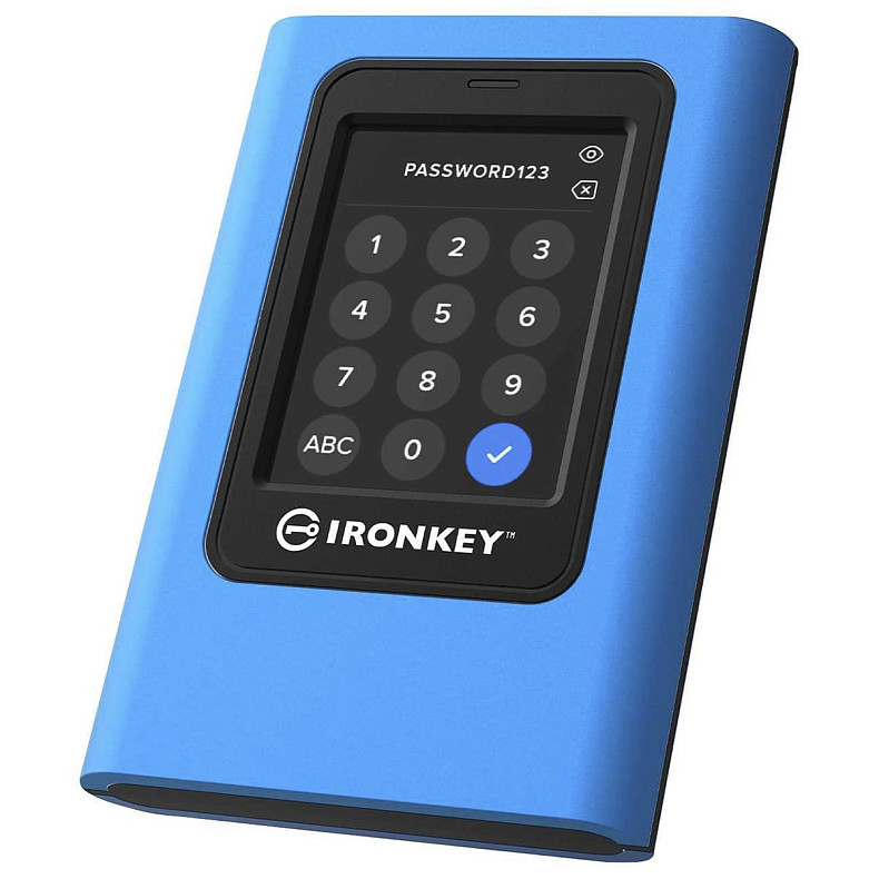 Внешний SSD Portable USB 1.92TB Kingston IronKey Vault Privacy 80 (IKVP80ES/1920G)