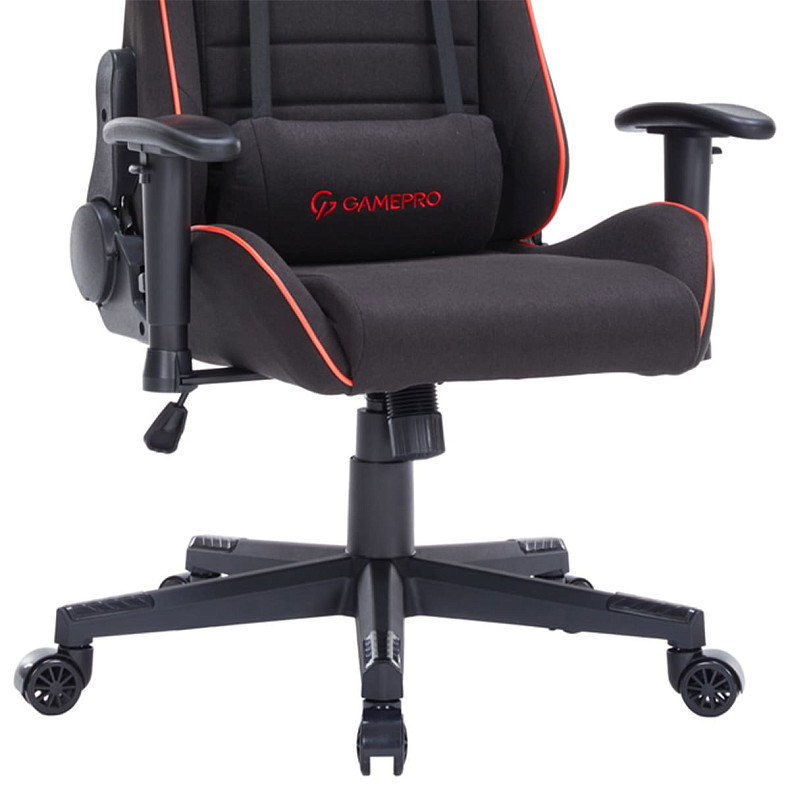 Кресло для геймеров Gamepro GC575FB Fabric Black&Red