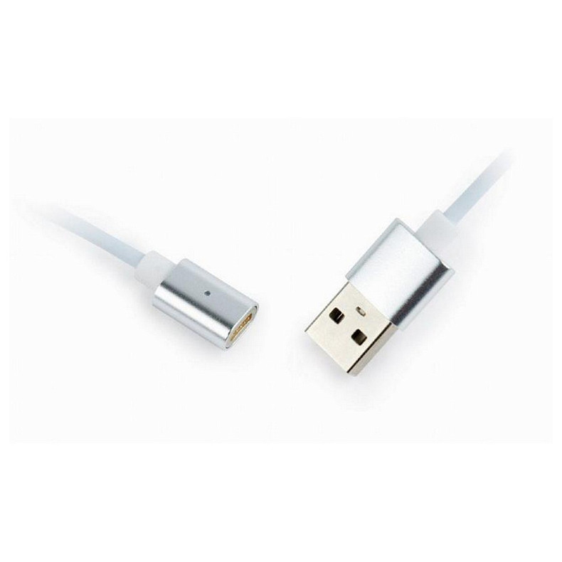 Кабель Cablexpert (CC-USB2-AMLM31-1M), USB 2.0 - Lightning/Micro/USB-C USB, 1м, сріблястий