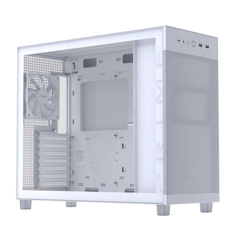 Корпус Asus Prime AP303 TG White (90DC00V3-B39010)