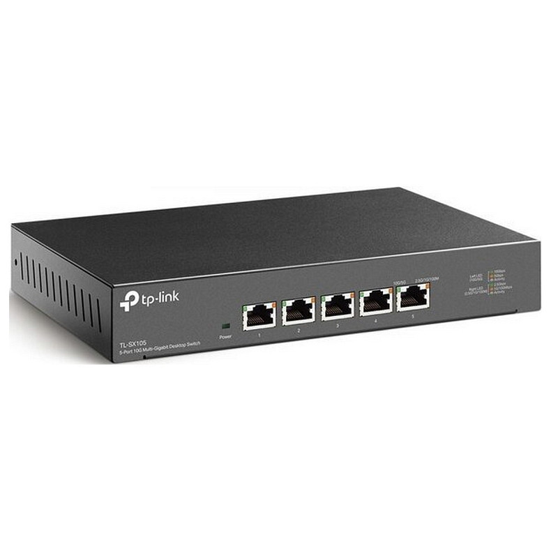 Комутатор TP-LINK TL-SX105 5x10GE некерований, метал. корпус