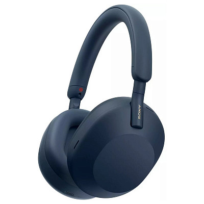 Наушники Over-ear Sony WH-1000XM5 BT 5.2, ANC, Hi-Res, AAC, LDAC, Wireless, Mic, Синий