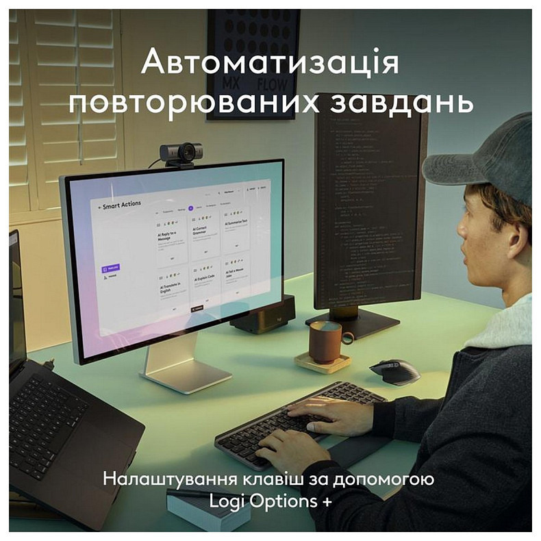 Клавіатура Logitech MX Keys S для Mac Space Grey (920-011637)