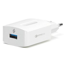 Сетевое зарядное устройство Ttec SpeedCharger QC 3.0 USB 3A 18W White (2SCQC01K)