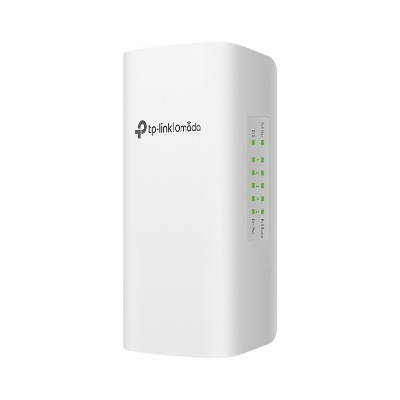 Коммутатор TP-LINK SG2008P 4xGE (4xPoE), 64W, 1xGE uplink (1xPoe), WebSmart, outdoor