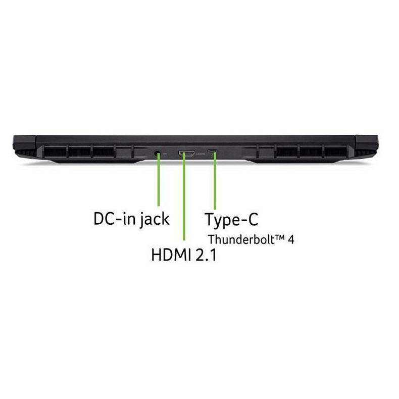 Ноутбук Acer Nitro V 16 ANV16-72 16" WUXGA IPS, Intel 5-210H, 16GB, F512GB, NVD5060-8, Lin, чорний