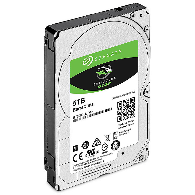 Жесткий диск Seagate BarraCuda 5.0TB 5400rpm 128MB (ST5000LM000)